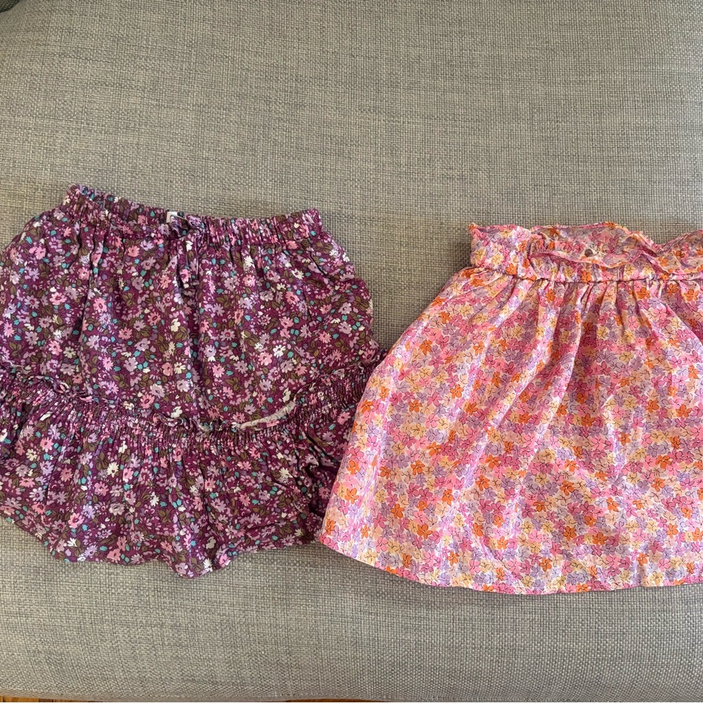 Zara & H&M skirts.